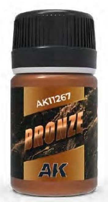 Bronze Effect Acrylic Paint 35ml Bottle AK Interactive