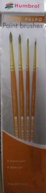Palpo Paint Brushes (4pk) Humbrol