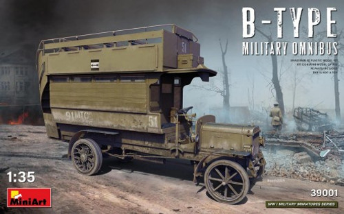 WWI B-Type Military Omnibus 1/35 Miniart