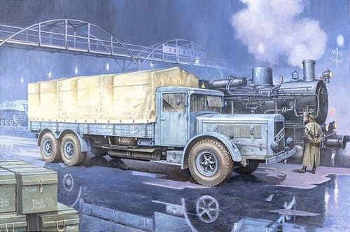 Vomag 8 LR Lkw WWII German Heavy Military Truck 1/72 Roden