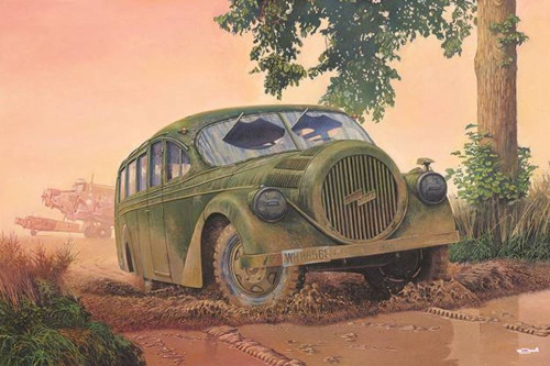 Opel Blitz Ludewig Aero WWII German Omnibus 1/35 Roden