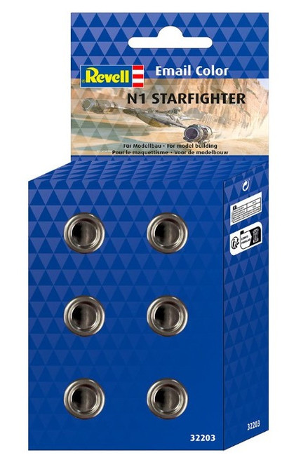 Email Color: Star Wars N1 Starfighter Enamel Paint Set (6 Colors) 14ml Tinlets Revell Germany