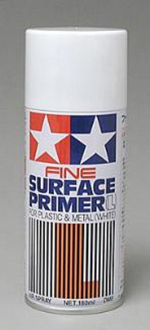White Fine Surface Primer Spray Can Tamiya
