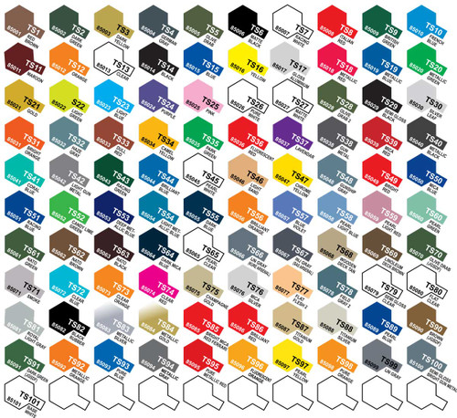 Tamiya TS-Colors Spray Cans