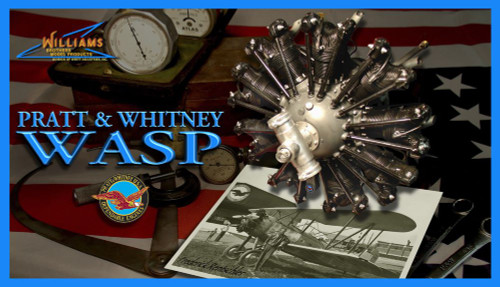 Pratt & Whitney Wasp R-1340 Radial Engine 1/8 Williams Brothers