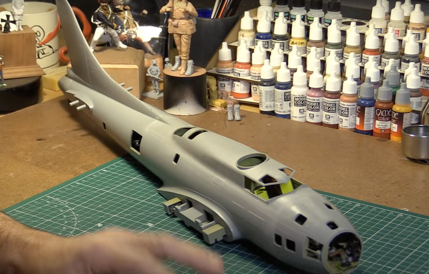 Preparing a Plastic Model Kit for Painting